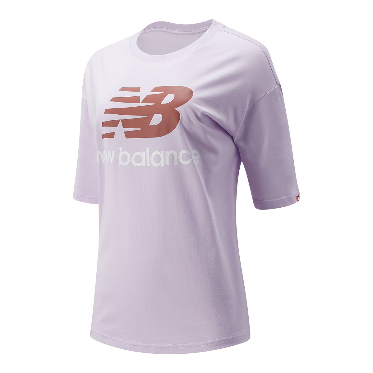 New Balance Women's Sportswear Essentails Cotton Running T Shirt, Oversized
