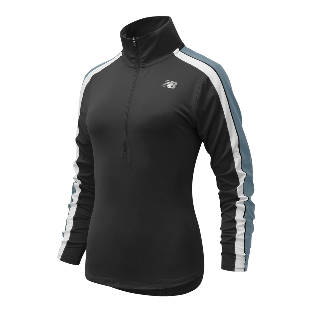 New Balance Women's Run Accelerate Half Zip Running Pullover, Quick Dry