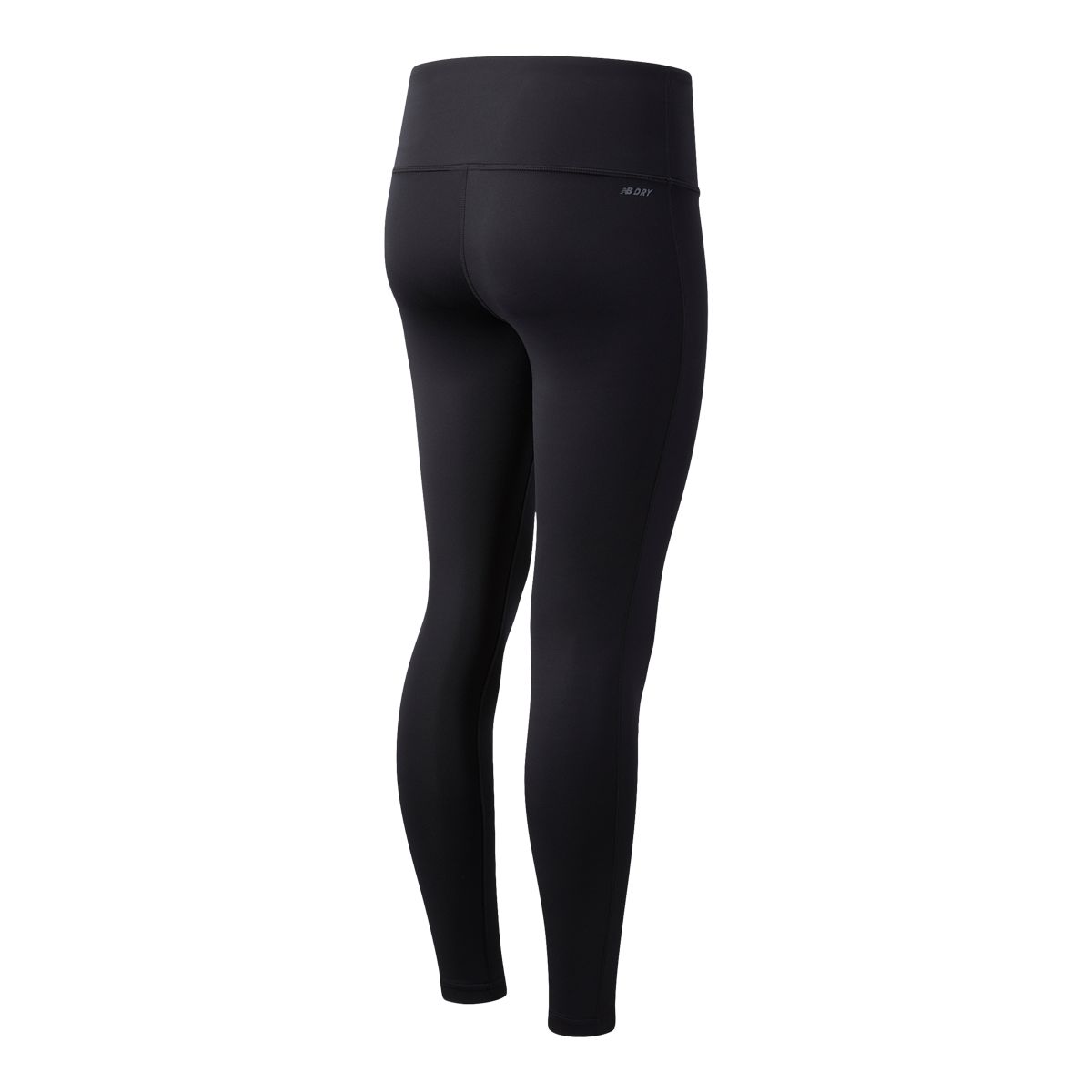 Black New Balance Womens High Rise 7/8 Tights - Get The Label