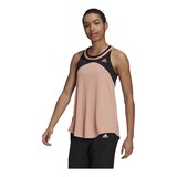 adidas Women's Club Tennis Long Tank Top Front_Angled_Left