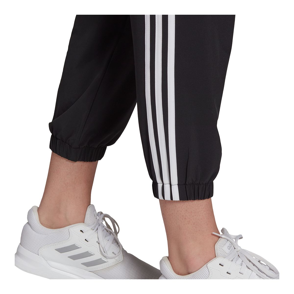 adidas Women's Sportswear 3-Stripe Woven 7/8 Pants
