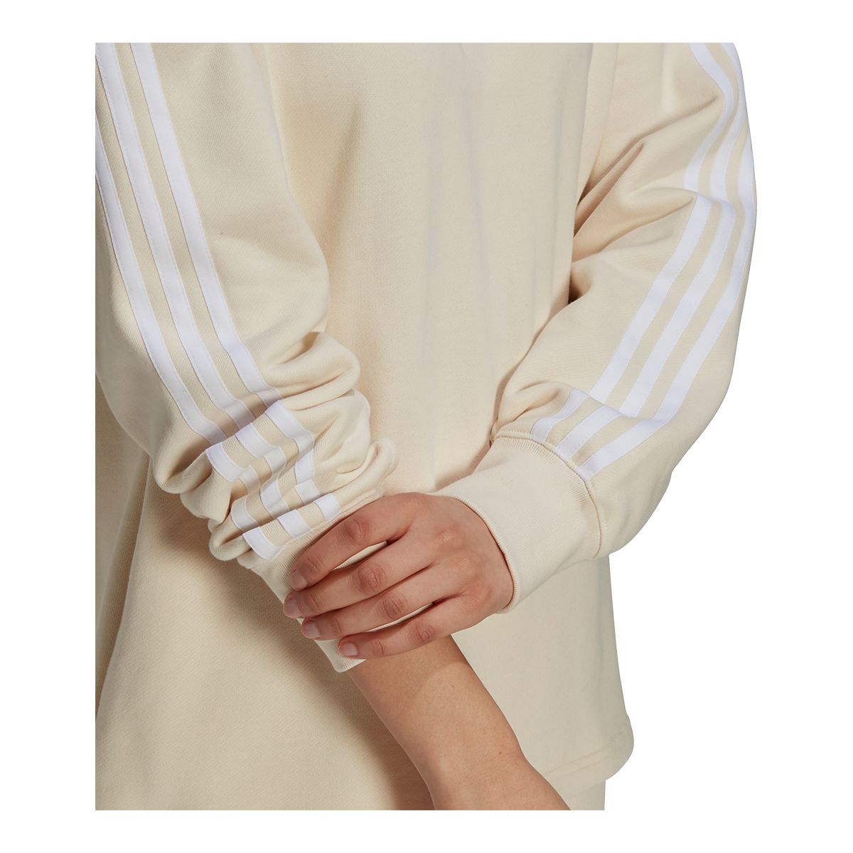 adidas Originals Women's Quarter Zip French Terry Sweatshirt, Relaxed Fit