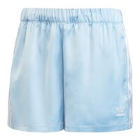 adidas Originals Women's Satin Shorts Front_Angled_Left