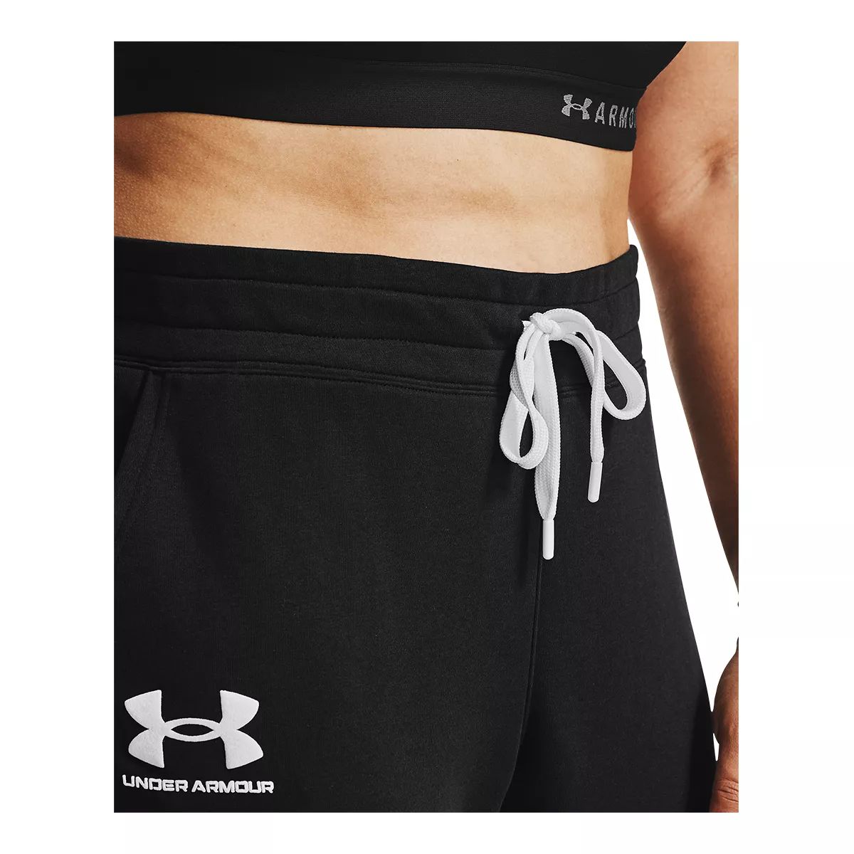 Under Armour Women's Plus Size Rival Joggers, Sweatpants, Casual, Training