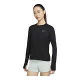Nike Women's Dri-FIT Element Sweatshirt Front_Angled_Left