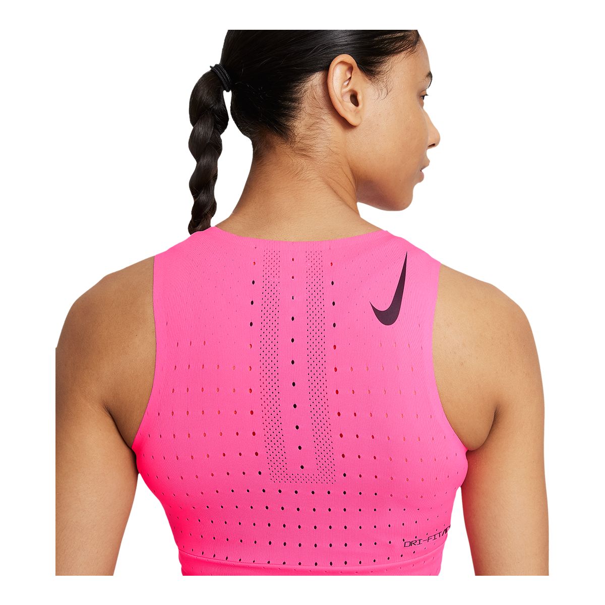 Nike Women's Run AeroSwift Olympic Crop Tank Top, Sleeveless, Sports, Running