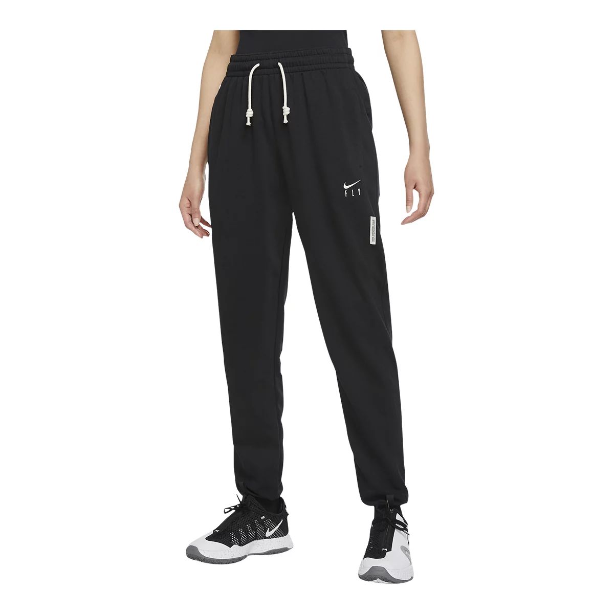 Women's - Loose Fit Pants in Black for Training