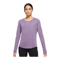 Nike Women's One Standard Long Sleeve Shirt Front_Flat
