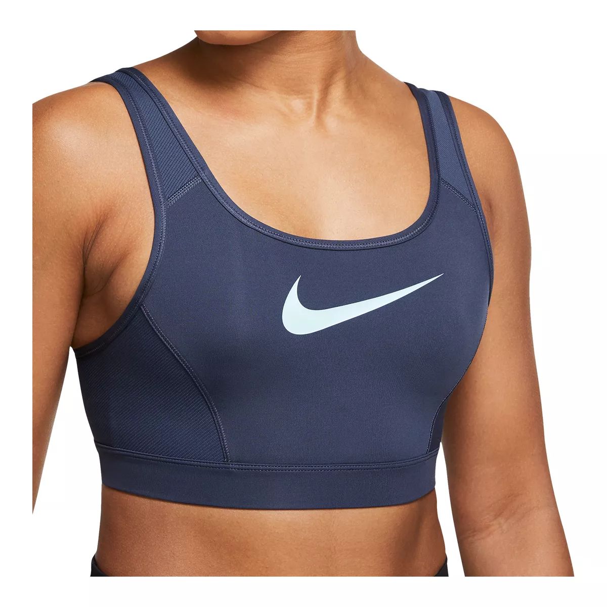 Nike Women's Swoosh Femme Sports Bra, Medium Impact, Padded