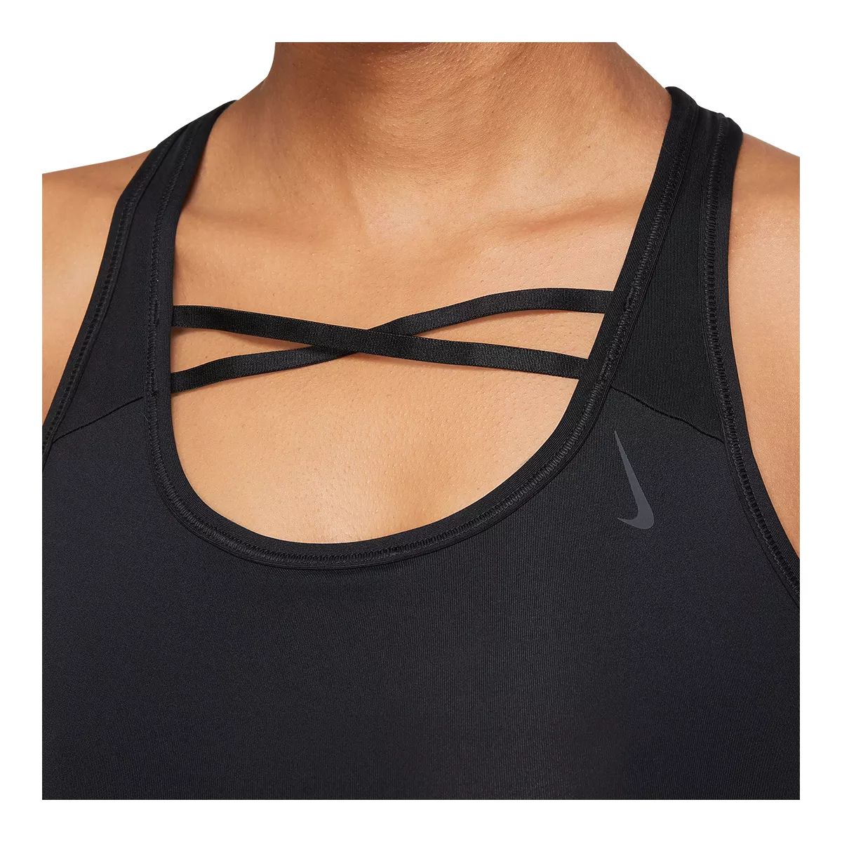 Nike Women's Swoosh Mesh Sports Bra, Medium Impact, Yoga