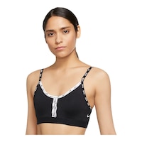 Nike Women's Indy Sports Bra, Low Impact, Padded Front_Angled_Left