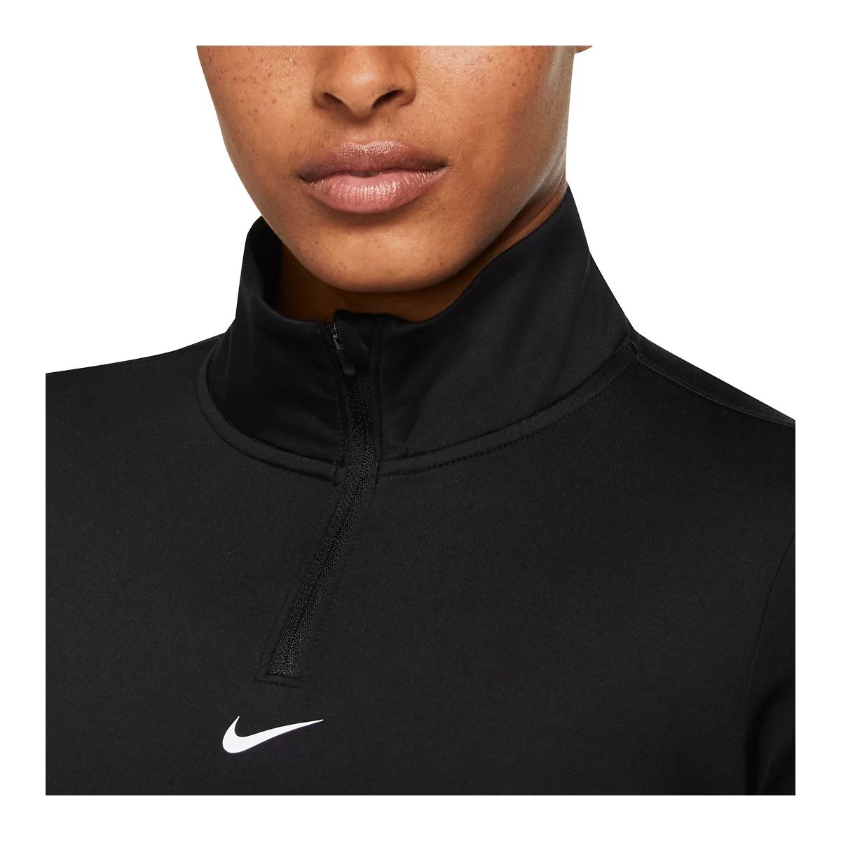 Nike Women's One Femme Standard 1/2 Zip Long Sleeve Workout Top