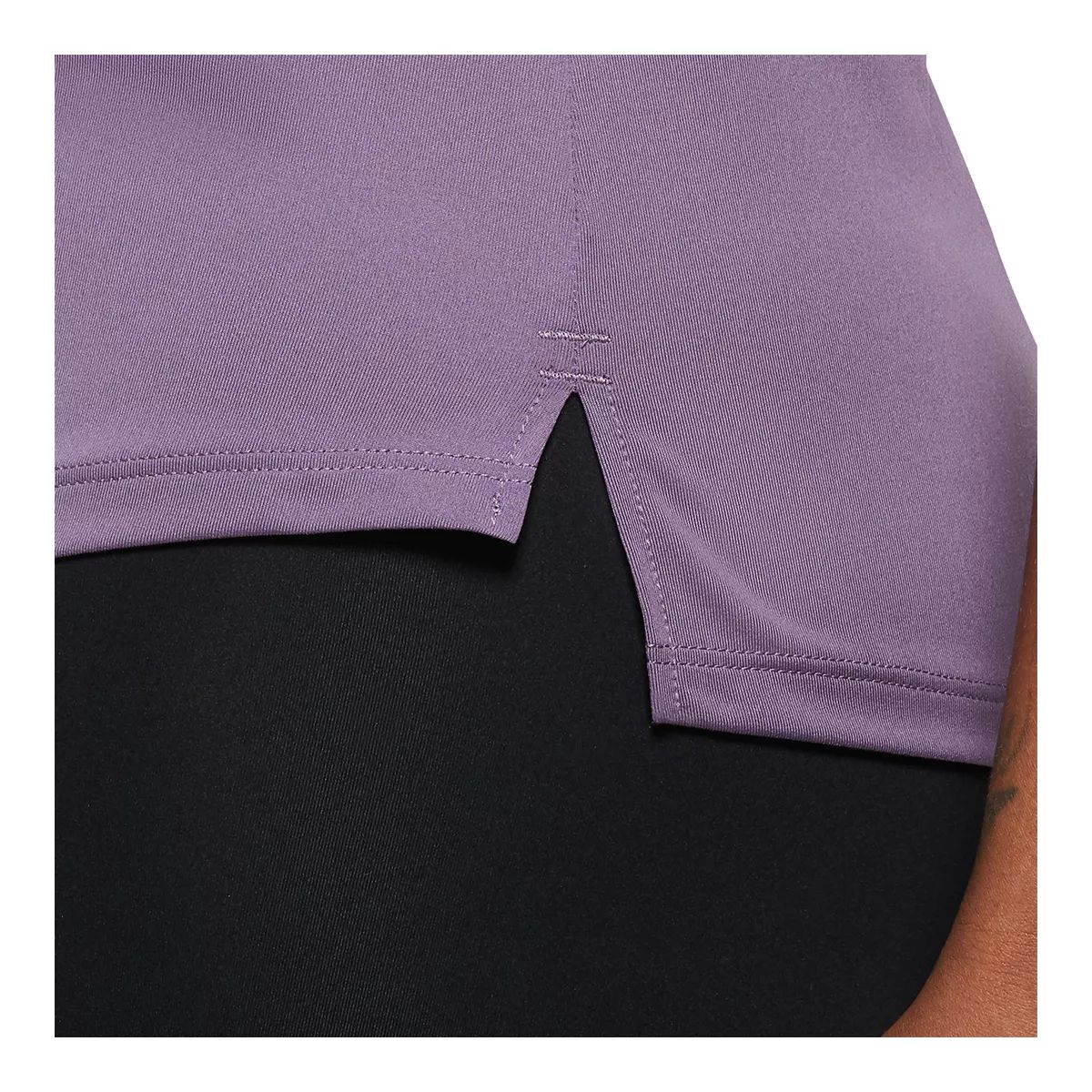 Nike Women's One Standard Tank Top, Standard Fit, Sleeveless, Dri-FIT, Sports