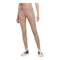Nike Women's One Luxe Mid-Rise Soft Tights Front_Angled_Left