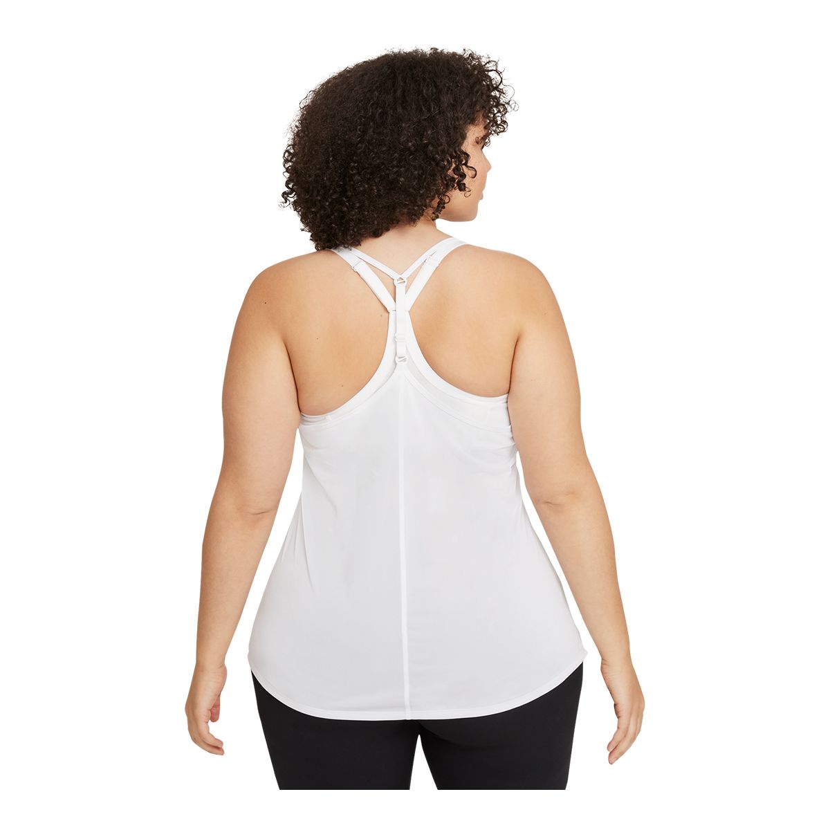 Nike Women's One Standard Elastika Tank Top, Standard Fit, Sleeveless, Dri-FIT, Sports