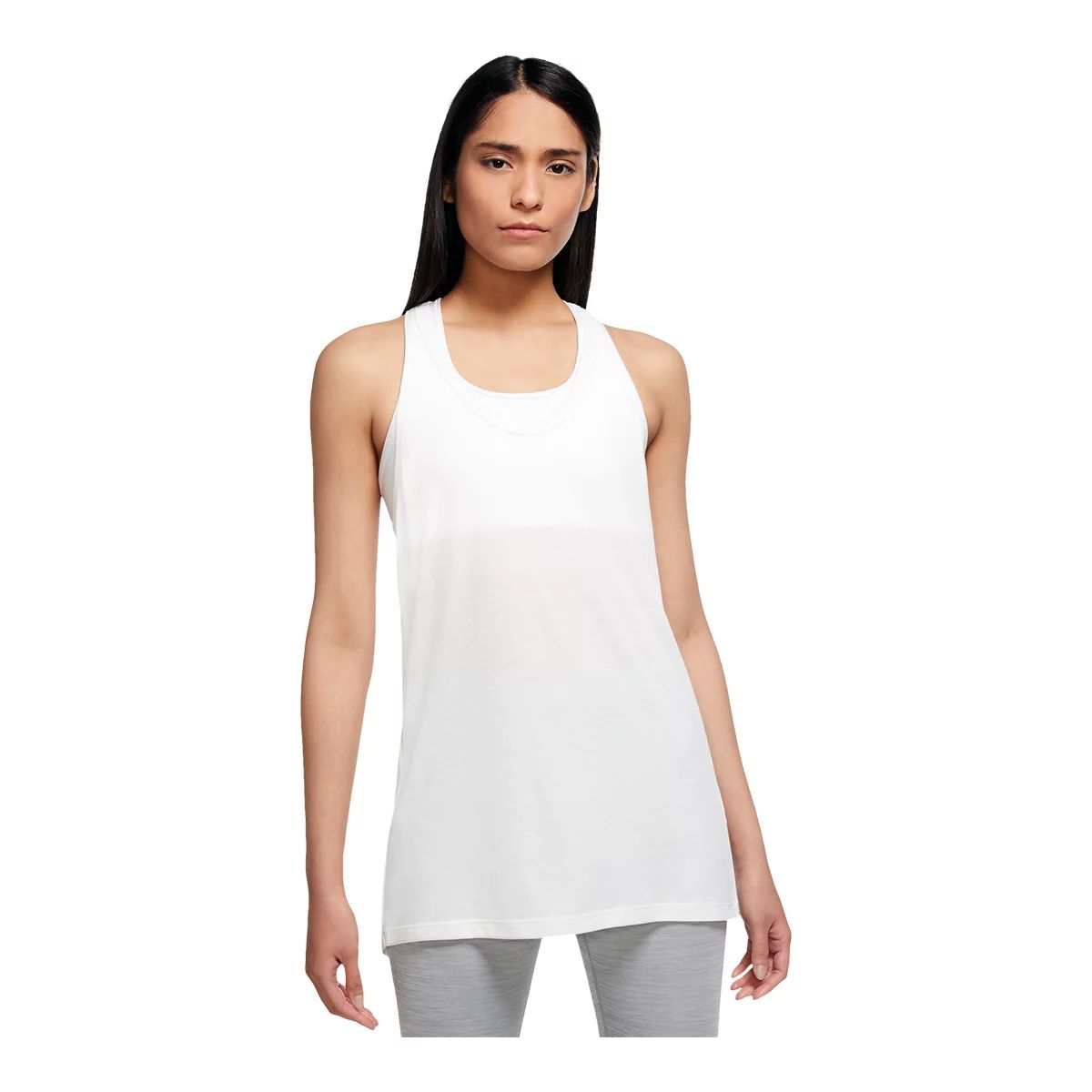Nike Women's Yoga Novelty Tank Top, Loose Fit, Sleeveless, Dri-FIT, Sports