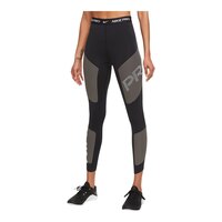 Nike Pro Women's Stripe 7/8 Tights Front_Angled_Left