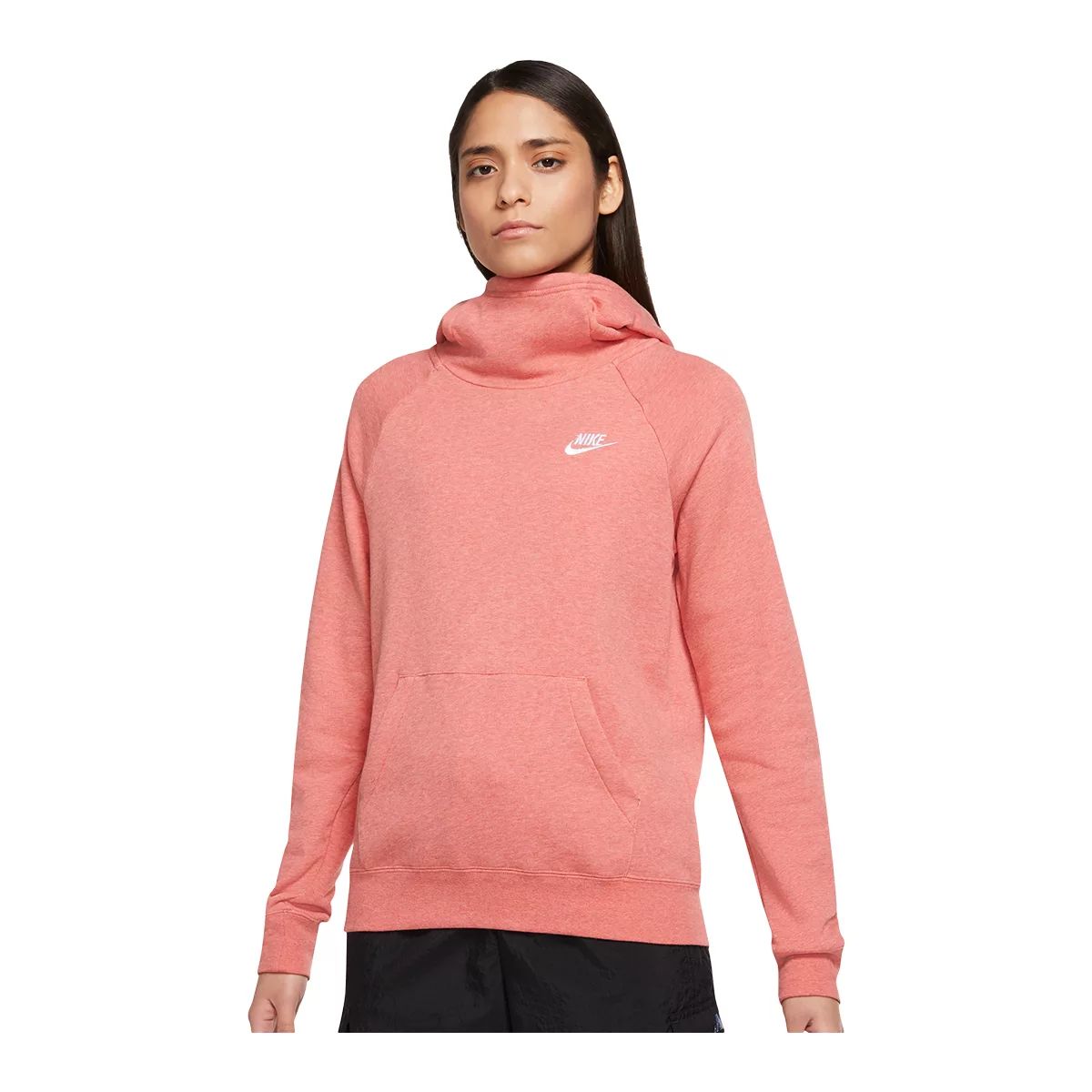 nike women's funnel neck sweatshirt