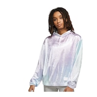 Nike Women's Femme Cropped Hoodie, Fleece Front_Angled_Left