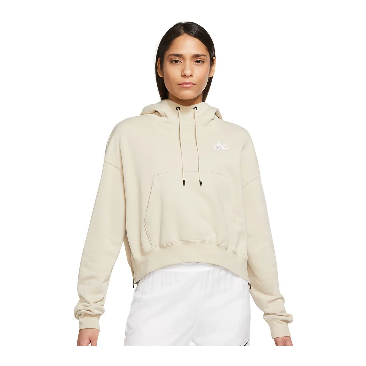 Nike Women's Essentials Side Zip Cropped Hoodie
