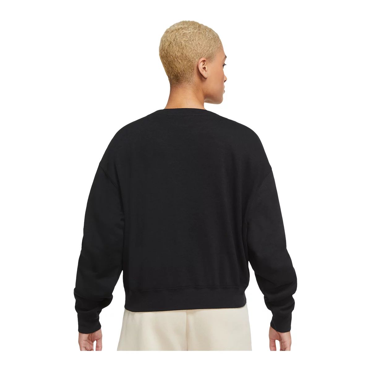 Nike Women's Heritage Fleece Crop Sweatshirt, Loose Fit