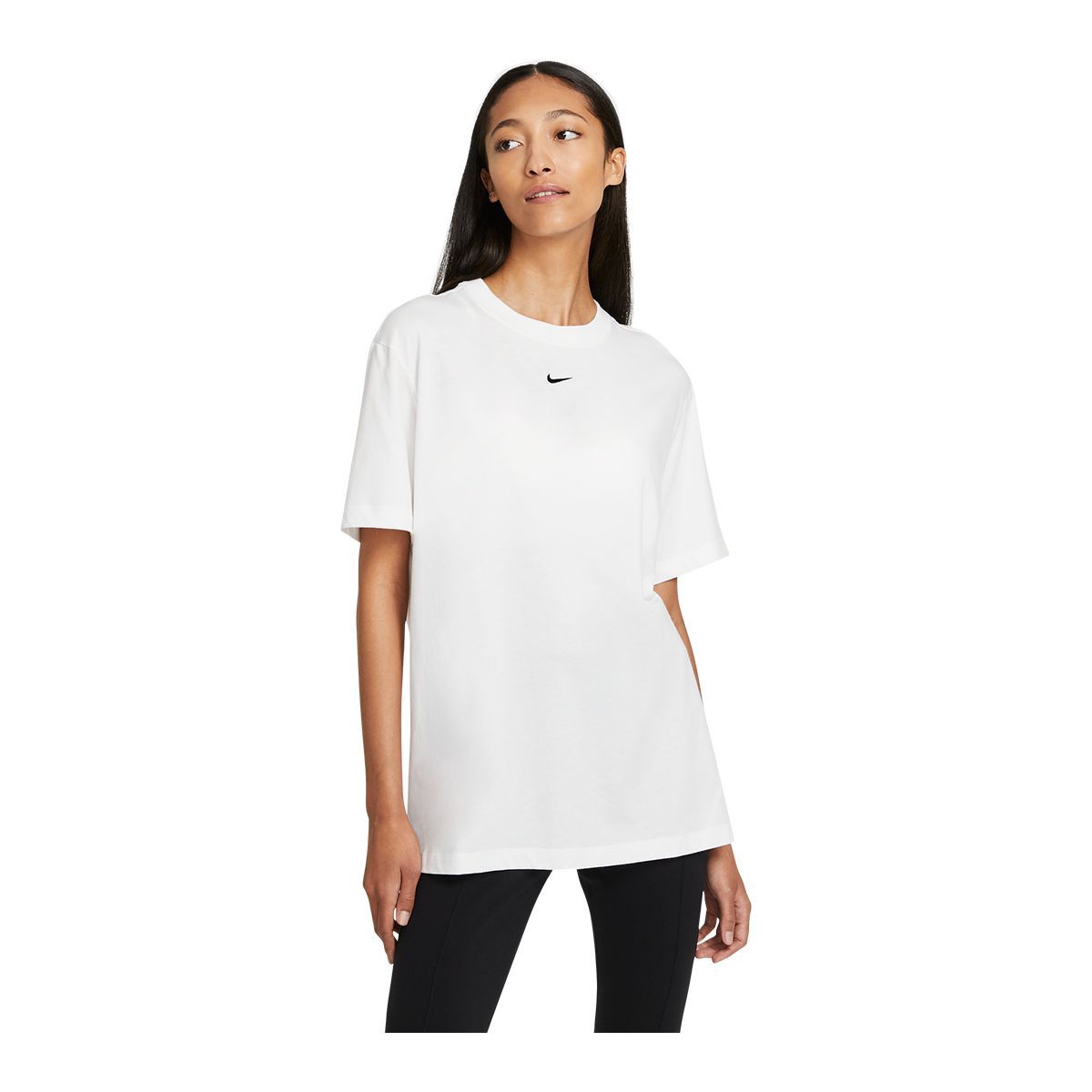 Nike Women's Essential Cotton Boyfriend T Shirt, Oversized | SportChek