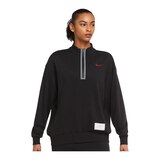 Nike Women's Plus Size Icon Clash 1/2 Zip Long Sleeve Top Front_Flat