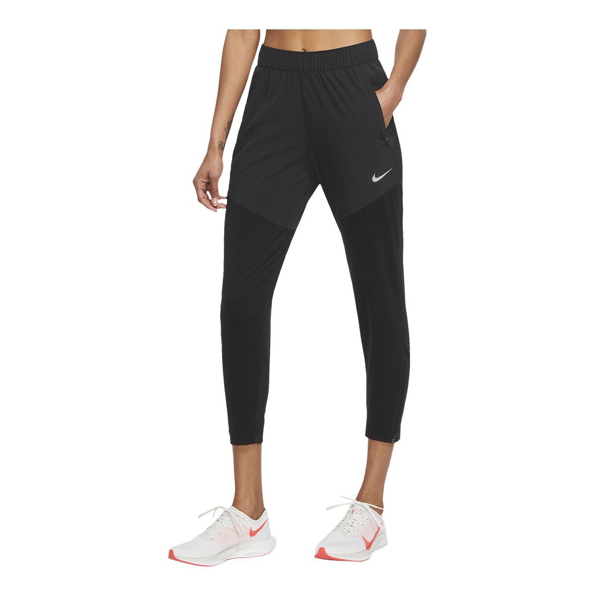 Nike Women's Run Dri-FIT Essential Pants  Running Training Lightweight Reflective