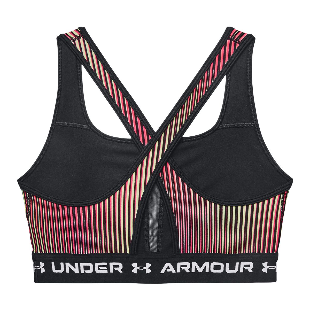Under Armour Women's HeatGear® Sports Bra, Medium Impact, Padded