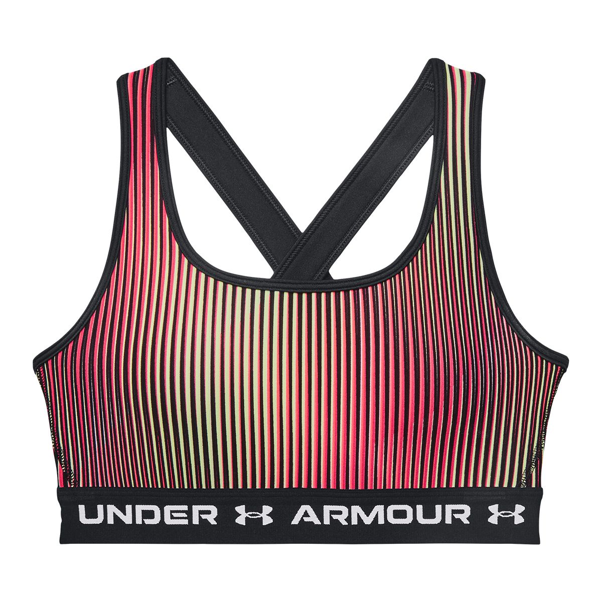 Under Armour Women's HeatGear® Sports Bra, Medium Impact, Padded