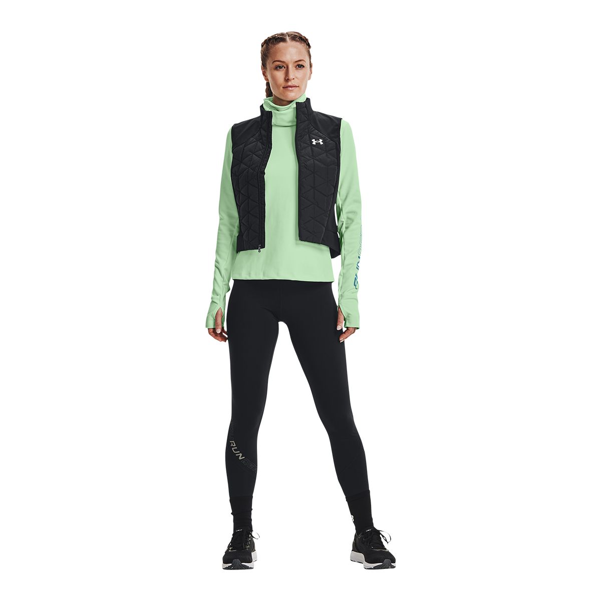 Under Armour Women's Run Ignight Long Sleeve Funnel Neck Running Shirt