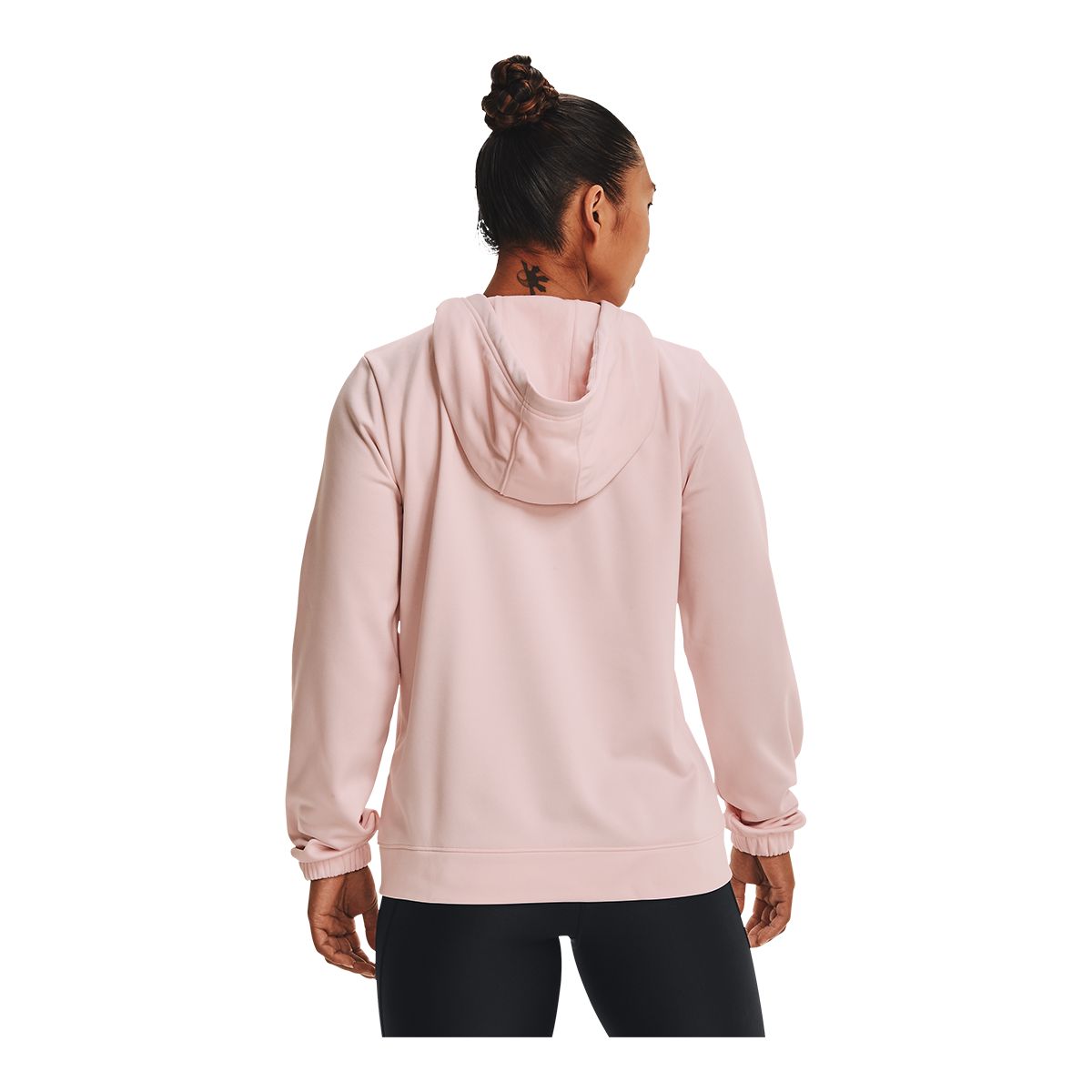 Under Armour Women's Armour Big Logo Floral Fleece Pullover Hoodie, Kangaroo Pocket