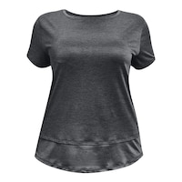 Under Armour Women's Tech Vent T Shirt, Plus Size Front_Flat
