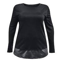 Under Armour Women's Tech Vent Long Sleeve Shirt, Plus Size Front_Flat