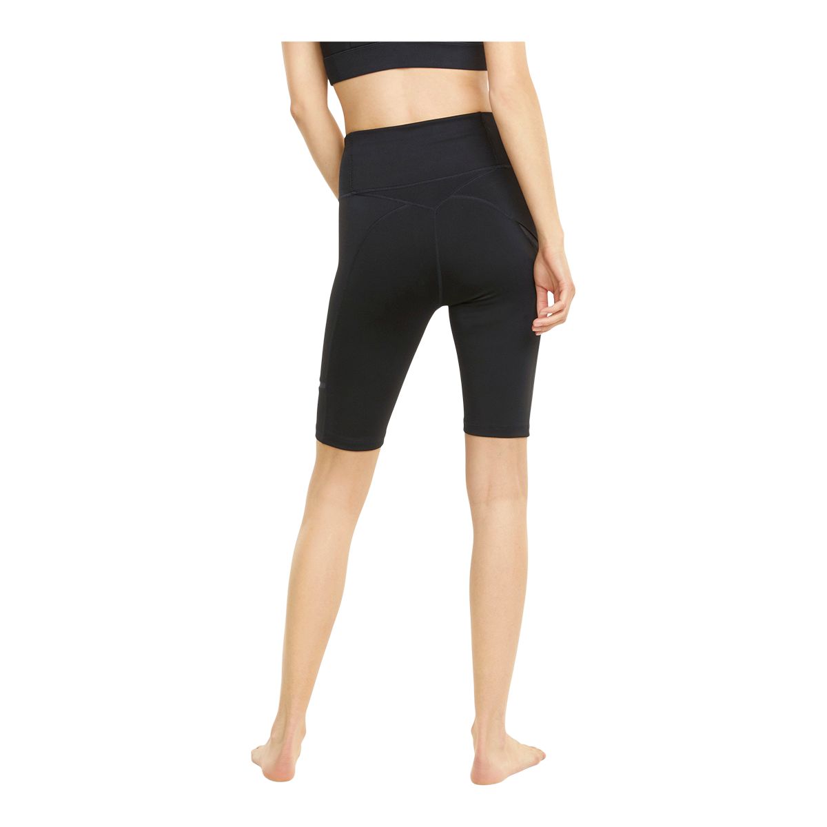 PUMA Women's Exhale Mesh Curve Biker Shorts