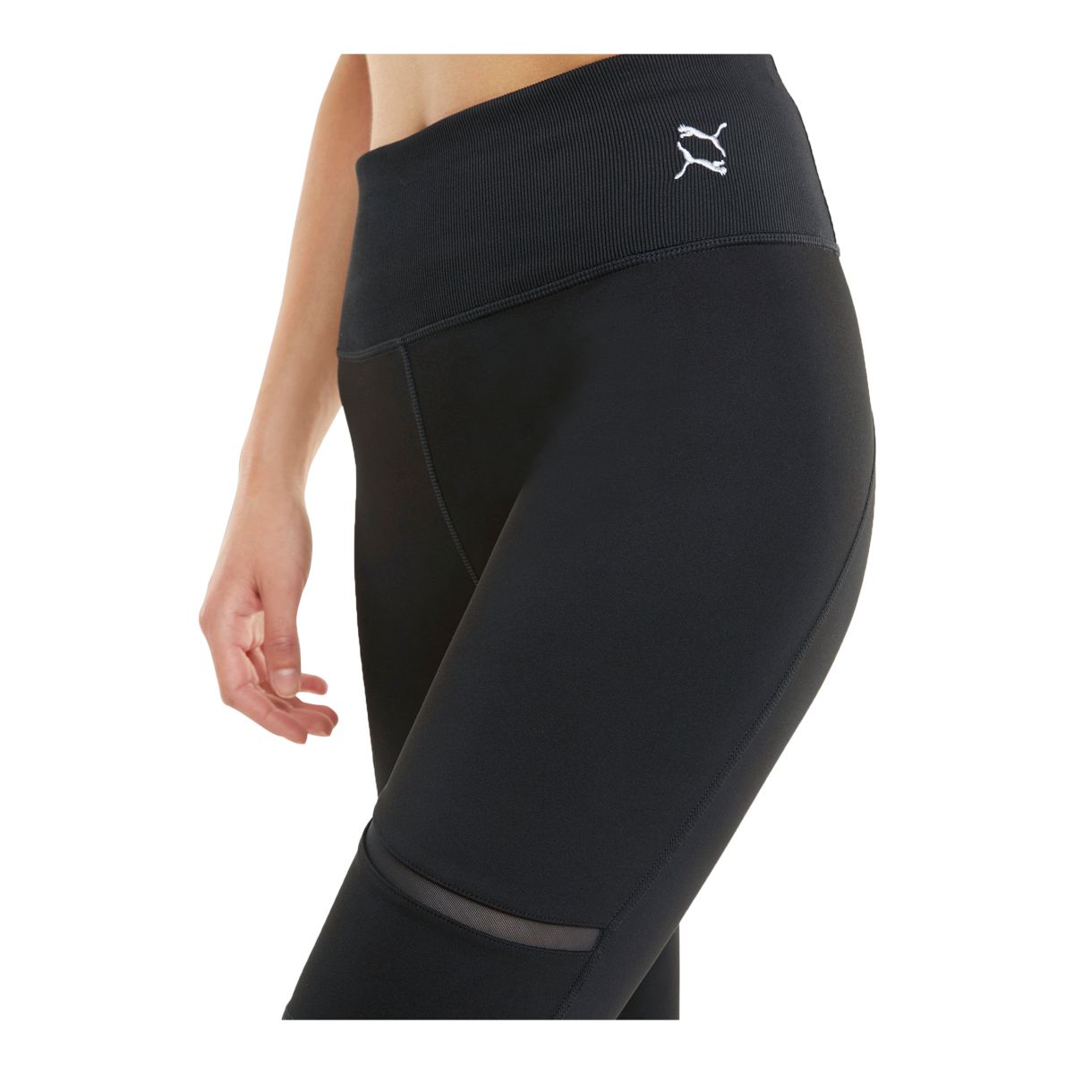 PUMA Women's Exhale Mesh Curve Biker Shorts