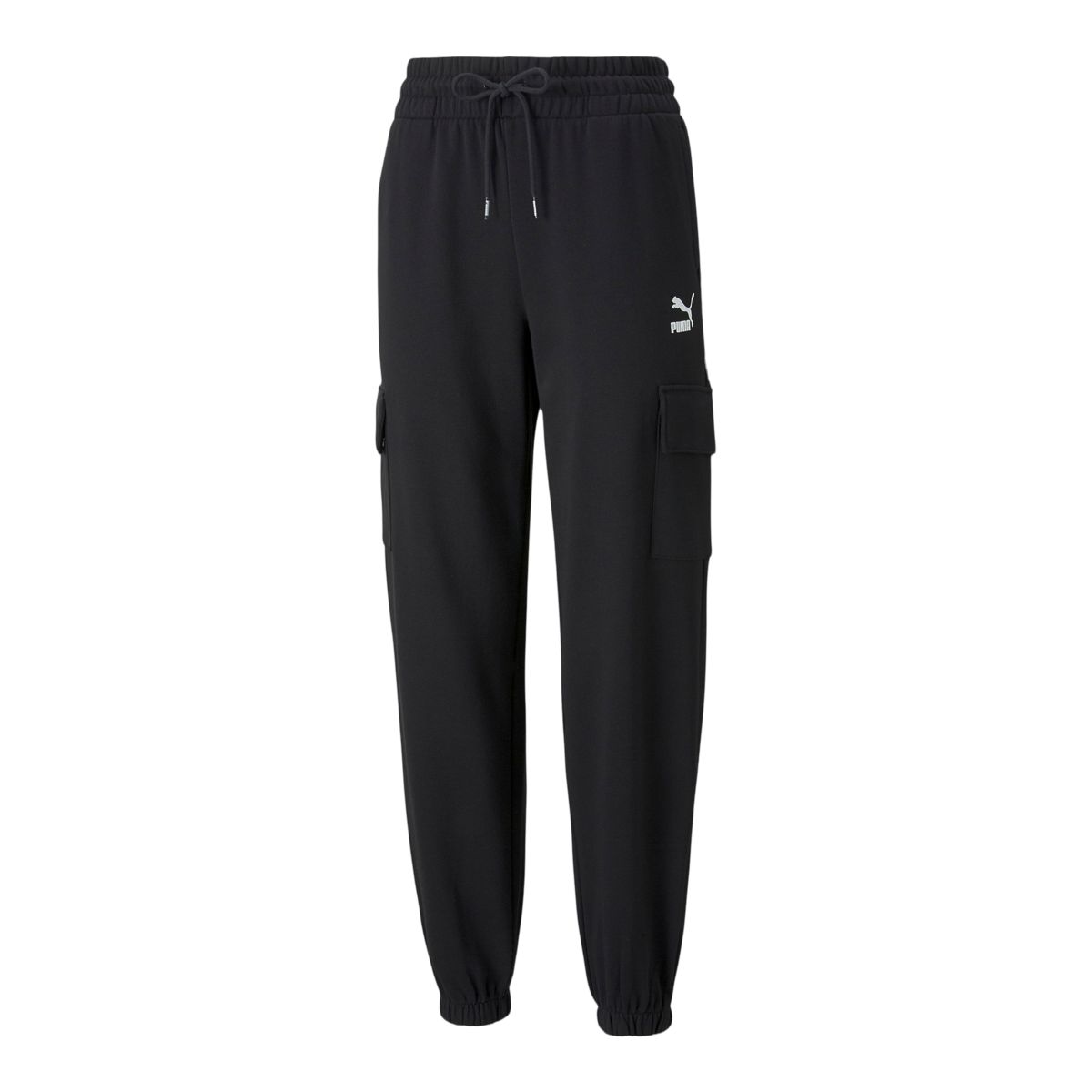 PUMA Women's Classics Cargo Joggers, Sweatpants, Casual, Lounge, Relaxed Fit, Mid Rise