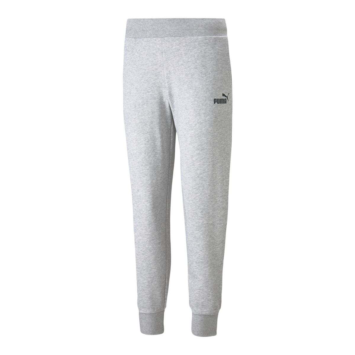PUMA Women's Essentials Fleece Sweatpants, Casual, Lounge, Mid Rise, Tapered