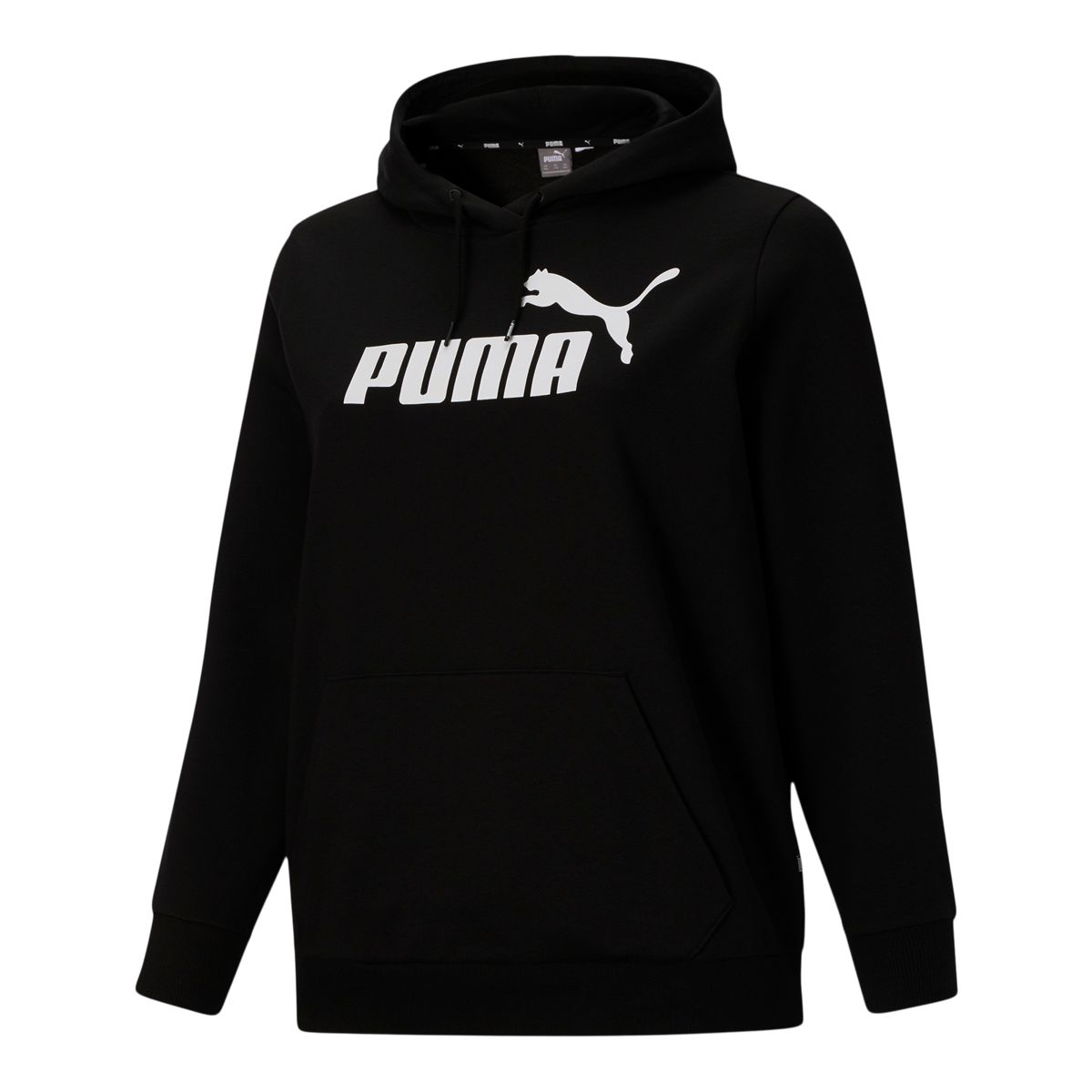 Puma Women's Essentials Pullover Hoodie, Plus Size, Kangaroo Pocket ...