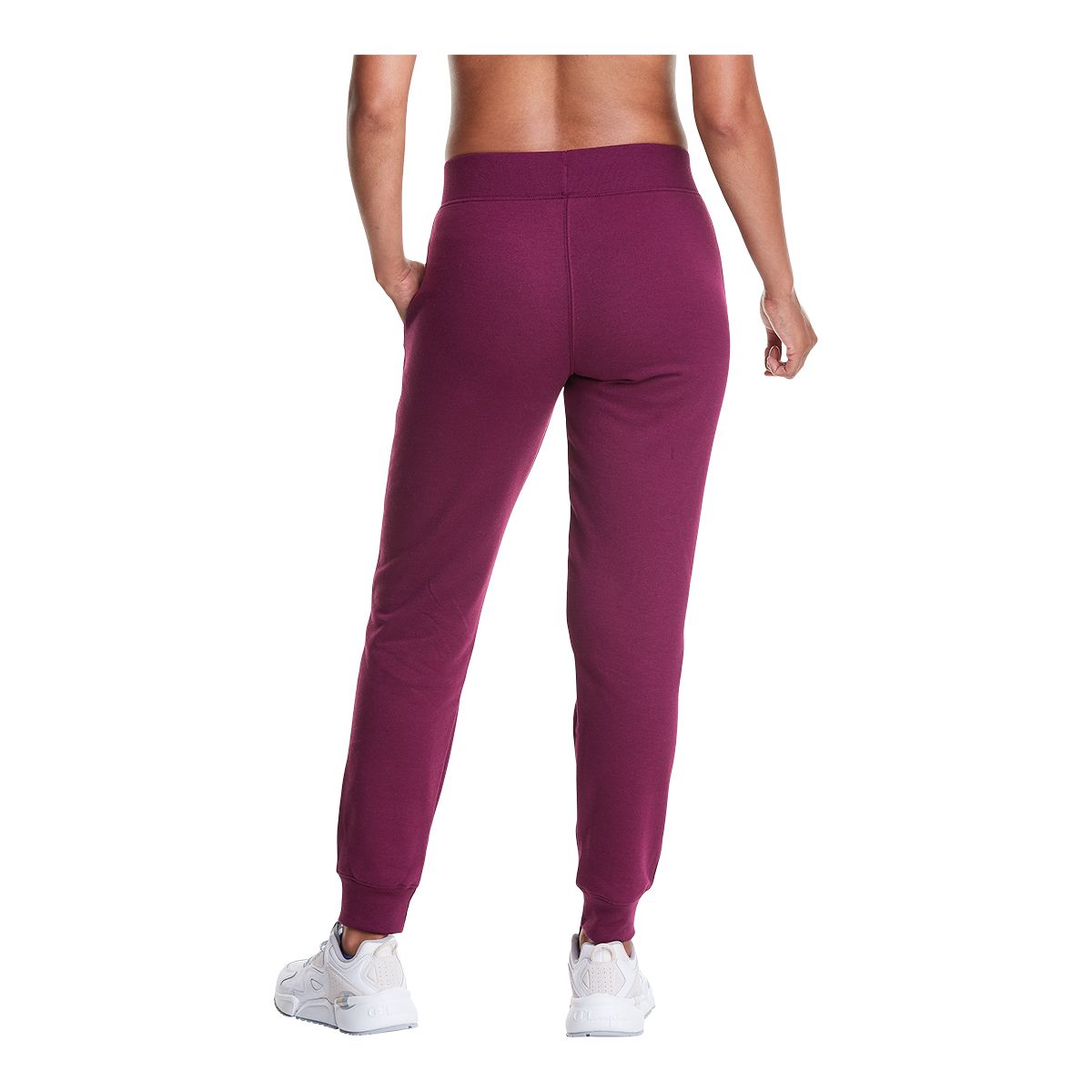 Champion Women's Powerblend Jogger Pants, Training, Casual, Mid Rise, Tapered