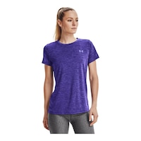 Under Armour Women's Teck Twist T Shirt Front_Flat