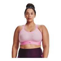 Under Armour Women's Infinity Medium Padded Sports Bra Front_Flat
