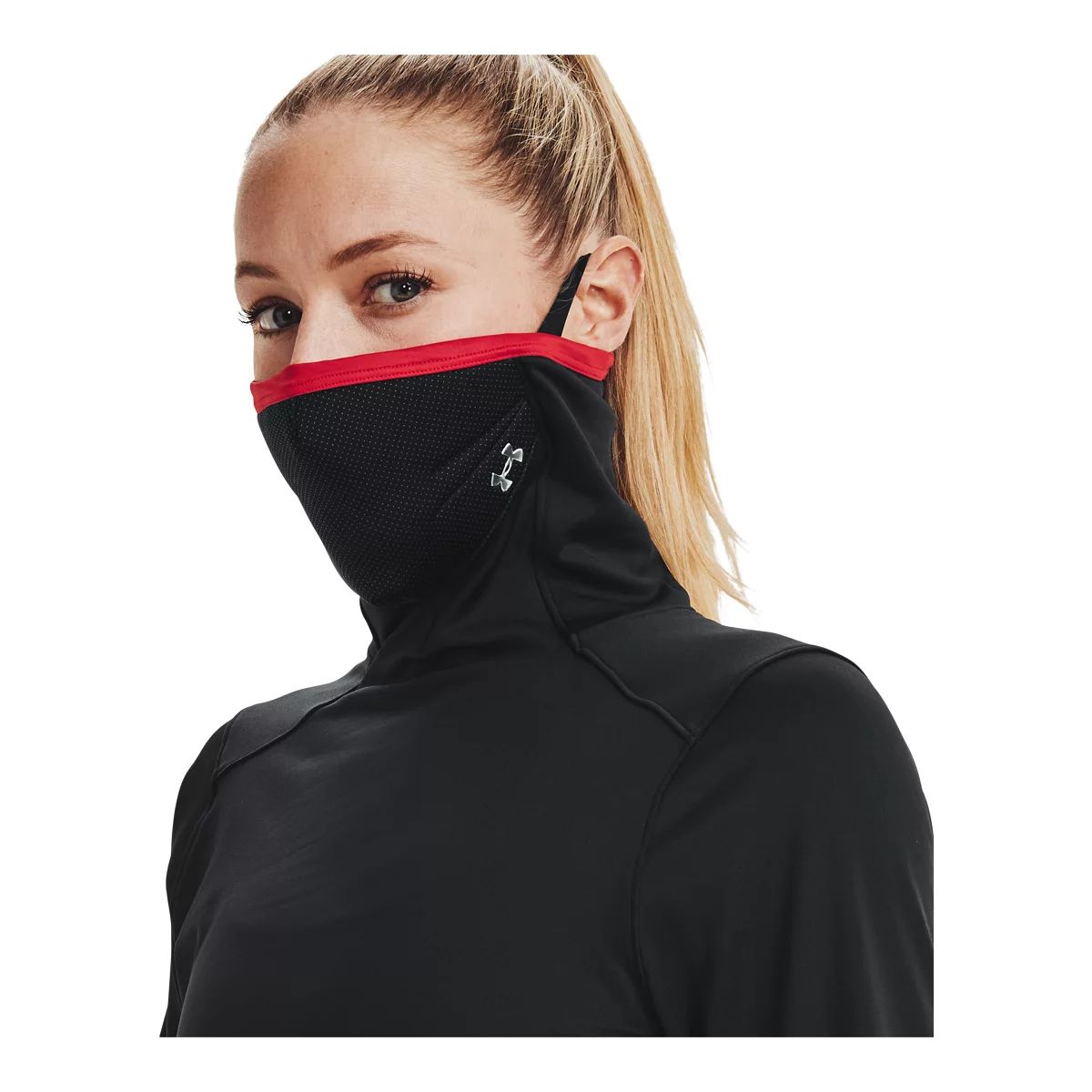 Under Armour Women s ColdGear Mask Mock Long Sleeve Shirt SportChek