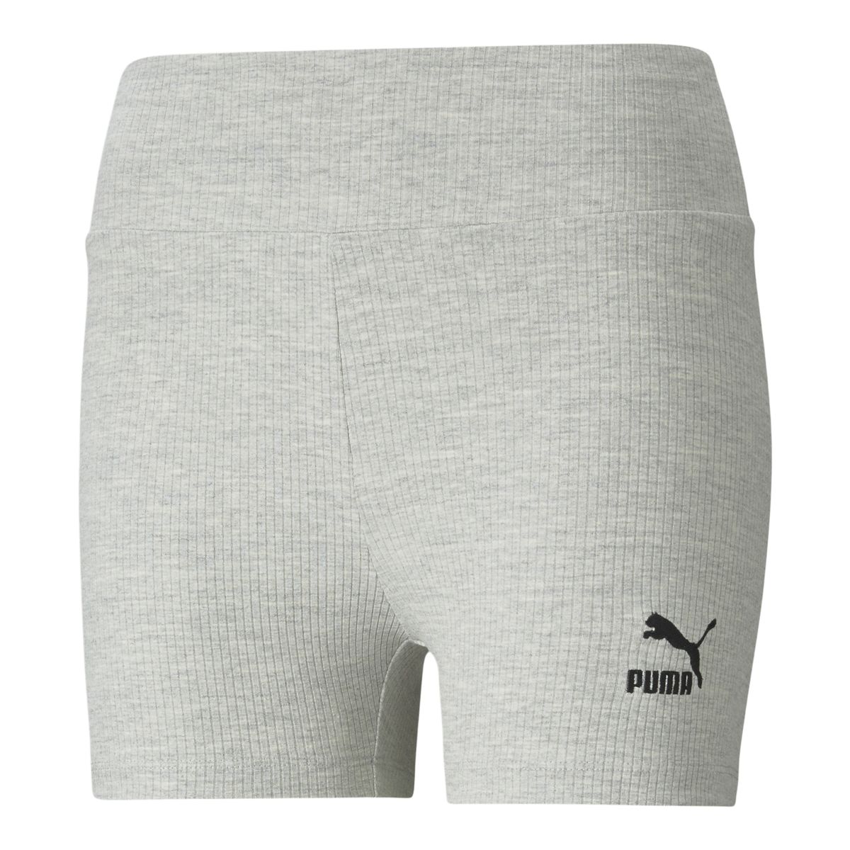 PUMA Women's Classics Ribbed Tight Shorts