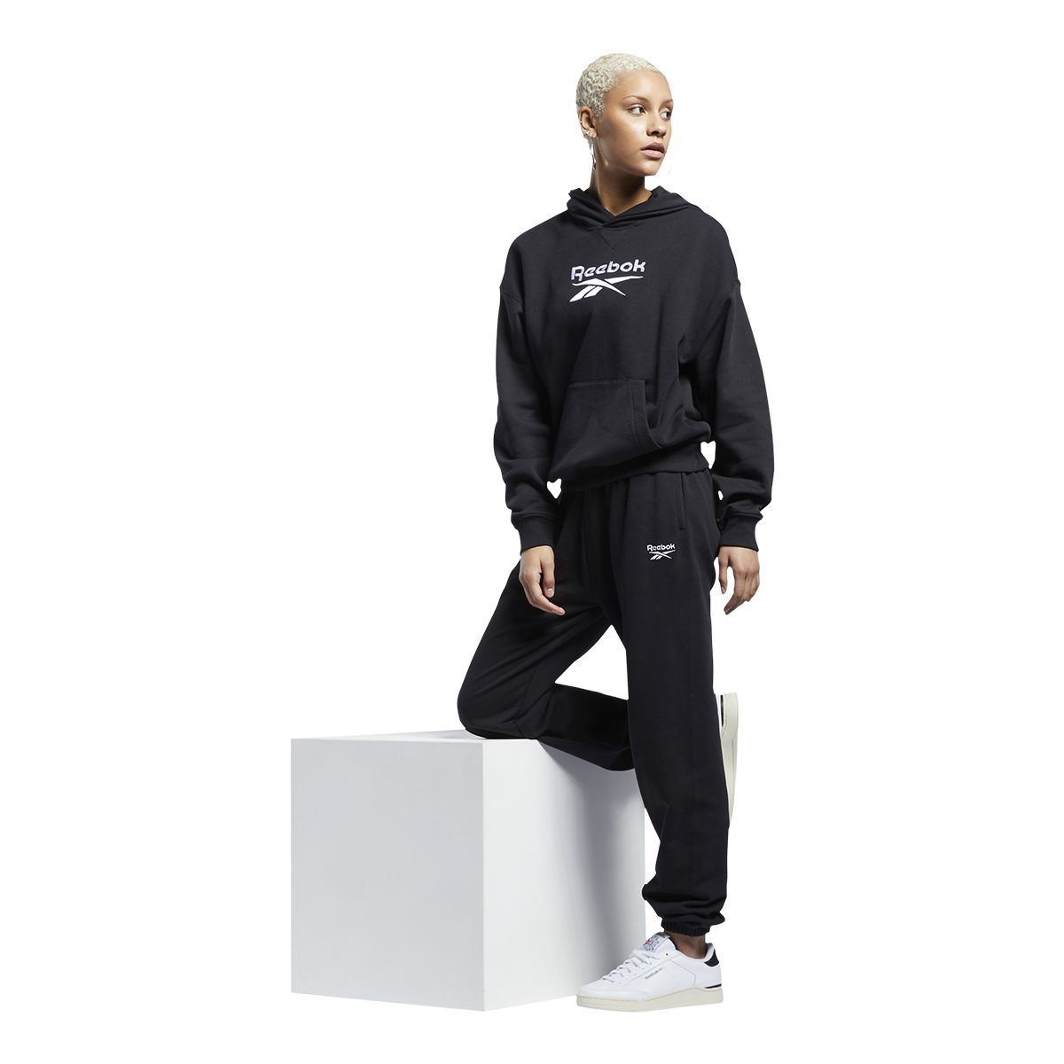 Reebok Women's Classics French Terry Sweatpants, Oversized