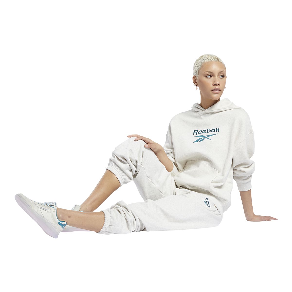 Reebok Women's Classics French Terry Sweatpants, Oversized