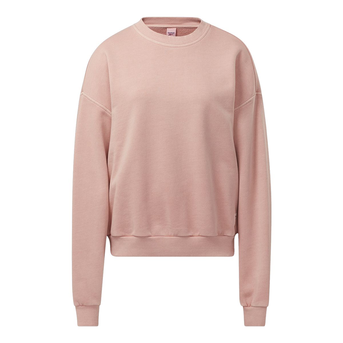 Reebok Women's Classics No Dye Crewneck French Terry Sweatshirt, Oversized