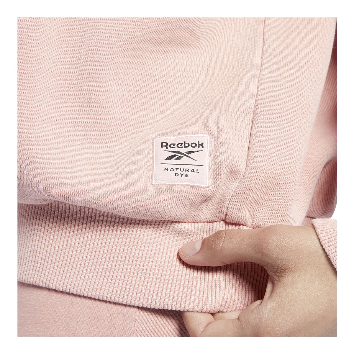 Reebok Women's Classics No Dye Crewneck French Terry Sweatshirt, Oversized