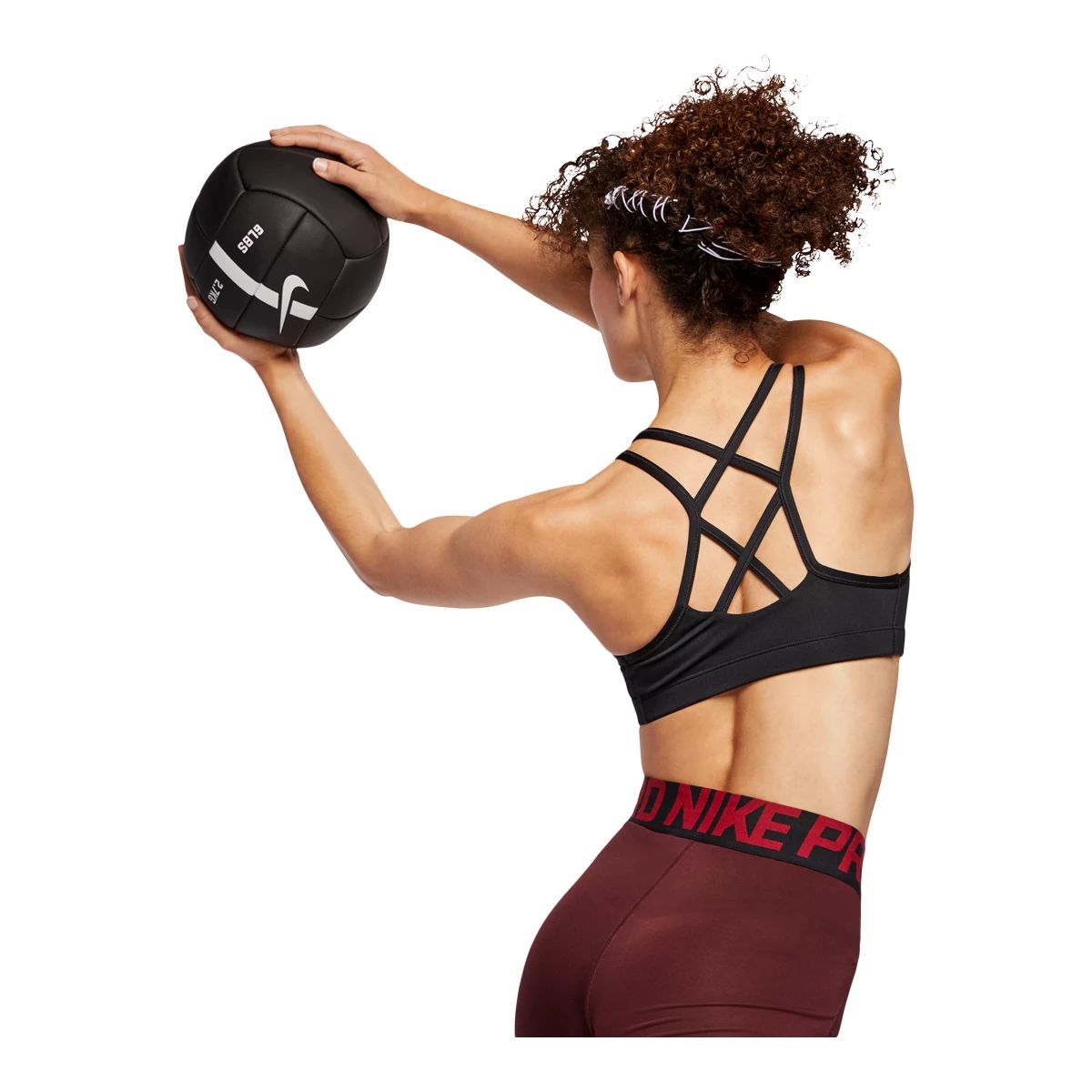 Nike Women's Dri-FIT Sports Bra, Low Impact, Padded