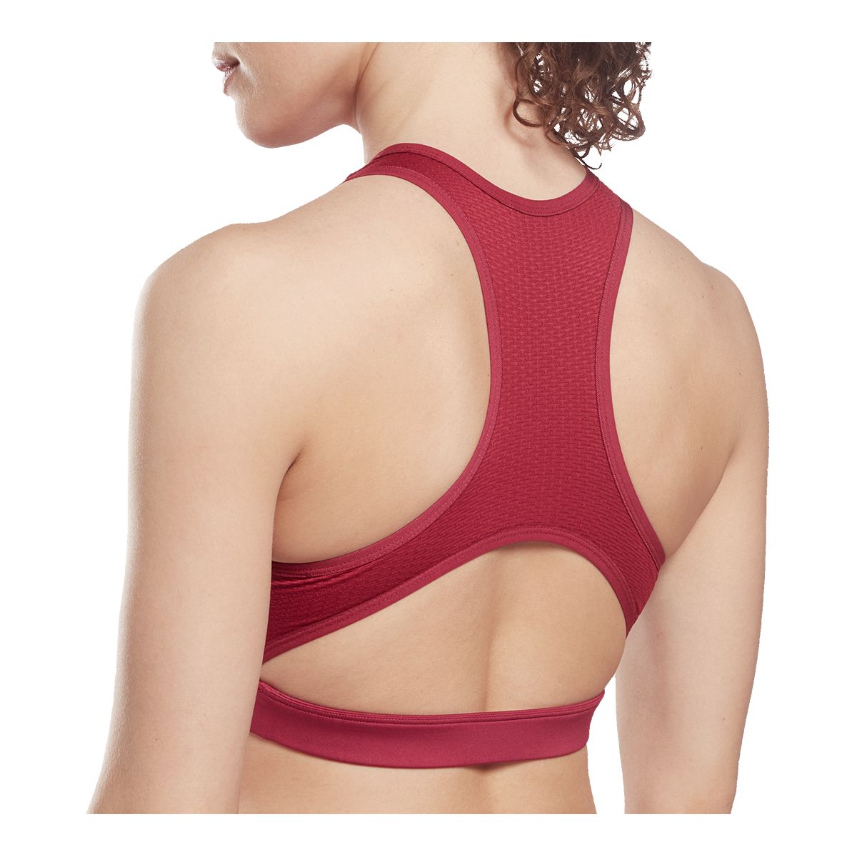Reebok Women's Sports Bra, Medium Impact, High Neckline